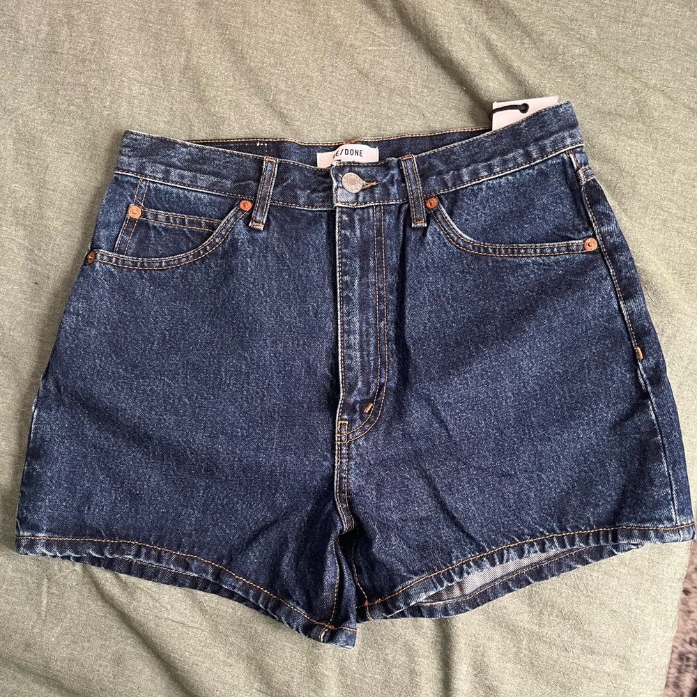 NWT REDONE The Midi Short Heritage Rinse size 27